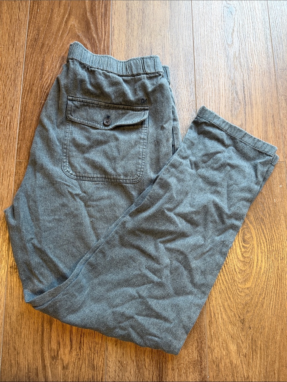 Outerknown Men's Charcoal Chino Jogger Pants